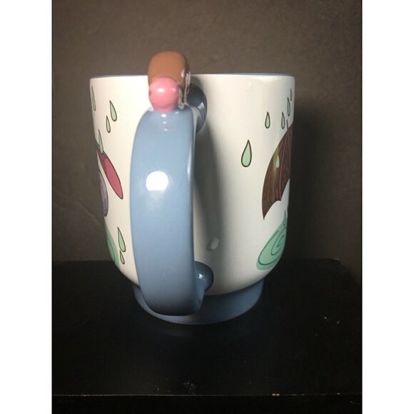 Eeyore Disney Store Mug Ceramic Cup Winnie The Pooh Rainy Day Snail On Handle - Picture 2 of 7